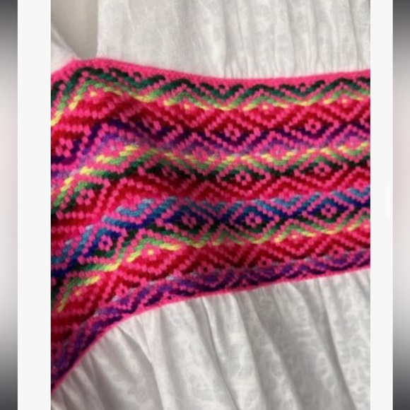 EUC Revolve Pitusa mini halter embroidered dress made in Peru size M - Picture 4 of 7